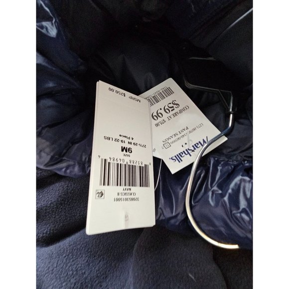 NEW!! Polo Ralph Lauren Baby Boy Water-Repellent Down Snowsuit Set 9 months - Picture 9 of 9